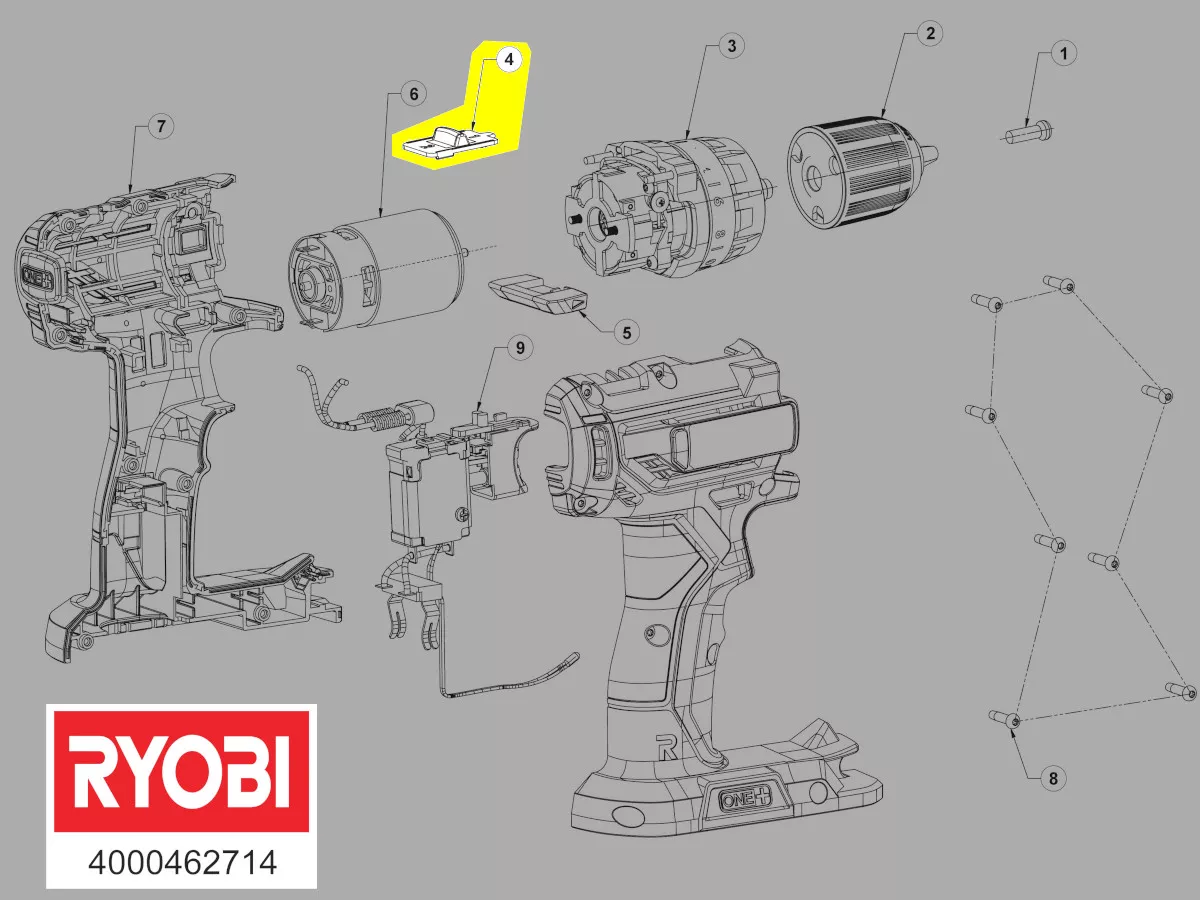 curseur vitesse réf. 5131041972 Ryobi